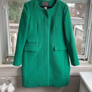 J Crew Double Coth Coat Sz 10